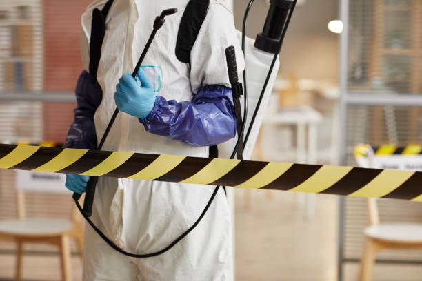 Professional Unattended Death Cleanup technician working in Cambria, IL